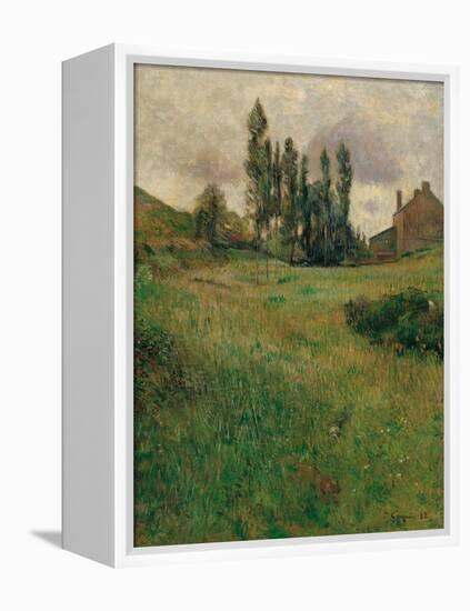 Dogs Running in a Meadow, 1888-Paul Gauguin-Framed Premier Image Canvas