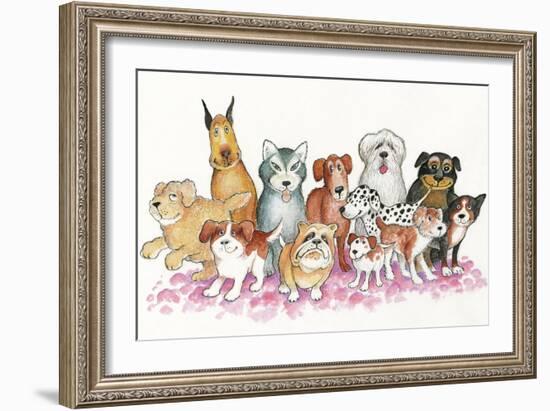 Dogs-Bill Bell-Framed Giclee Print