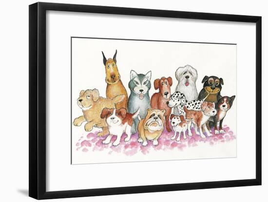 Dogs-Bill Bell-Framed Giclee Print