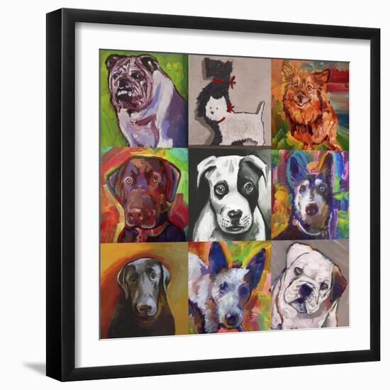 Dogs-Howie Green-Framed Giclee Print