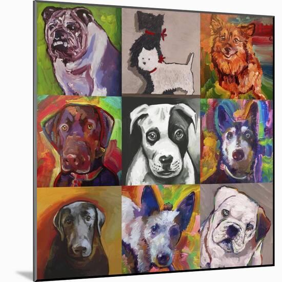 Dogs-Howie Green-Mounted Giclee Print