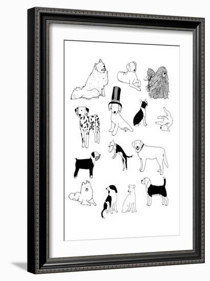 Dogs-Hanna Melin-Framed Giclee Print