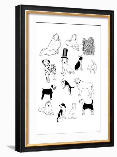 Dogs-Hanna Melin-Framed Giclee Print