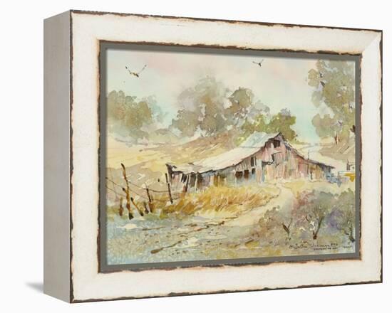 Dogtown Road Barn-LaVere Hutchings-Framed Premier Image Canvas