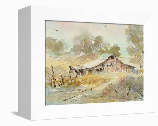 Dogtown Road Barn-LaVere Hutchings-Framed Premier Image Canvas