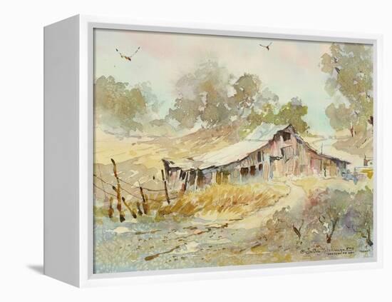 Dogtown Road Barn-LaVere Hutchings-Framed Premier Image Canvas