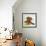 Dogue De Bordeaux Dog Puppy, 15 Weeks Old, Lying Down with Paw on Toy-Jane Burton-Framed Photographic Print displayed on a wall