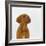 Dogue De Bordeaux Dog Puppy, 15 Weeks Old, Sitting and Looking Up-Jane Burton-Framed Photographic Print