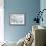 Dogwood Blossoms II Blue Gray Crop-James Wiens-Framed Art Print displayed on a wall
