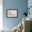 Dogwood Blossoms II Blue Gray Crop-James Wiens-Framed Art Print displayed on a wall