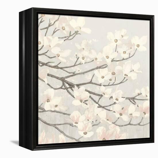 Dogwood Blossoms II Gray-James Wiens-Framed Stretched Canvas