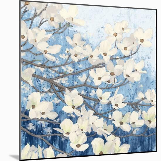 Dogwood Blossoms II Indigo-James Wiens-Mounted Art Print