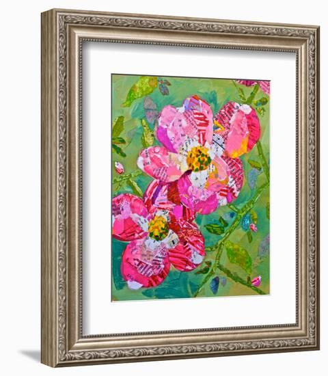 Dogwood Blossoms-null-Framed Art Print