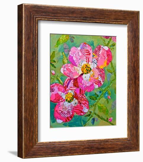 Dogwood Blossoms-null-Framed Art Print