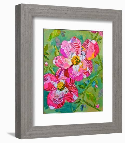 Dogwood Blossoms-null-Framed Art Print