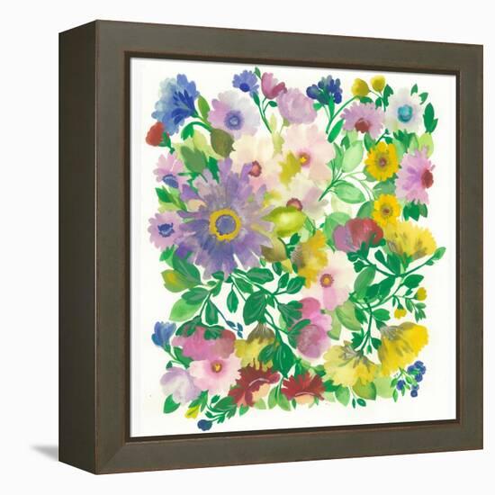 Dogwood  Bouquet-Kim Parker-Framed Premier Image Canvas