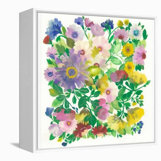 Dogwood  Bouquet-Kim Parker-Framed Premier Image Canvas