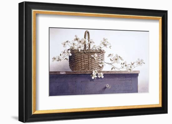 Dogwood Branch-Ray Hendershot-Framed Art Print