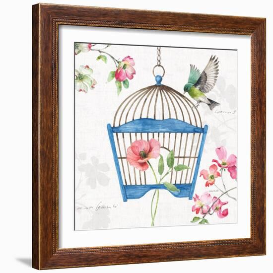 Dogwood Garden VIII-Lisa Audit-Framed Art Print