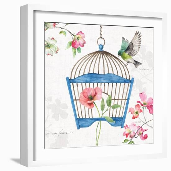 Dogwood Garden VIII-Lisa Audit-Framed Art Print