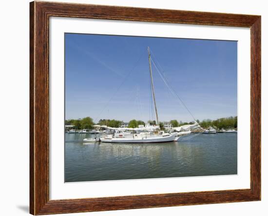 Dogwood Harbour, Tilghman Island, Talbot County, Chesapeake Bay Area, Maryland, USA-Robert Harding-Framed Photographic Print