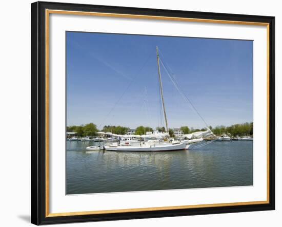 Dogwood Harbour, Tilghman Island, Talbot County, Chesapeake Bay Area, Maryland, USA-Robert Harding-Framed Photographic Print