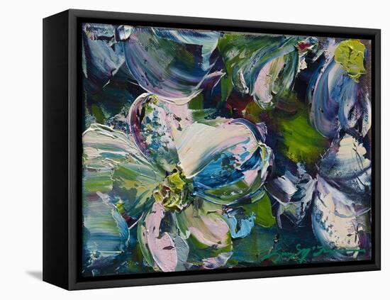 Dogwood Impressions-Lucy P. McTier-Framed Premier Image Canvas