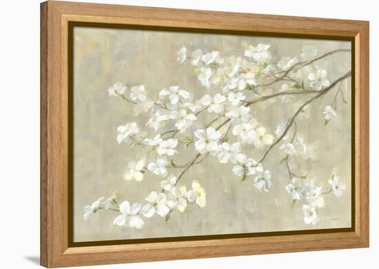 Dogwood in Spring Neutral Crop-Danhui Nai-Framed Stretched Canvas