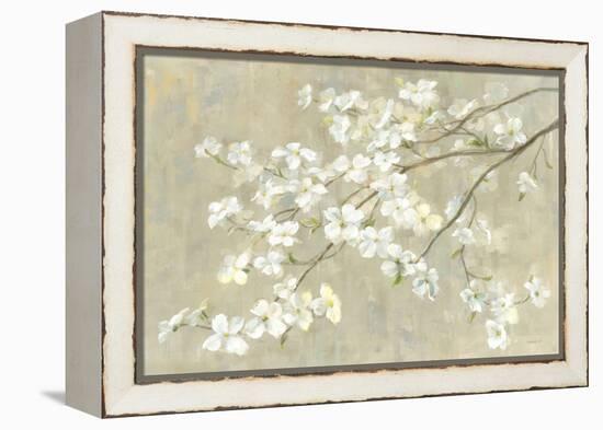 Dogwood in Spring Neutral Crop-Danhui Nai-Framed Stretched Canvas