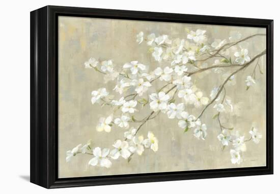 Dogwood in Spring Neutral Crop-Danhui Nai-Framed Stretched Canvas