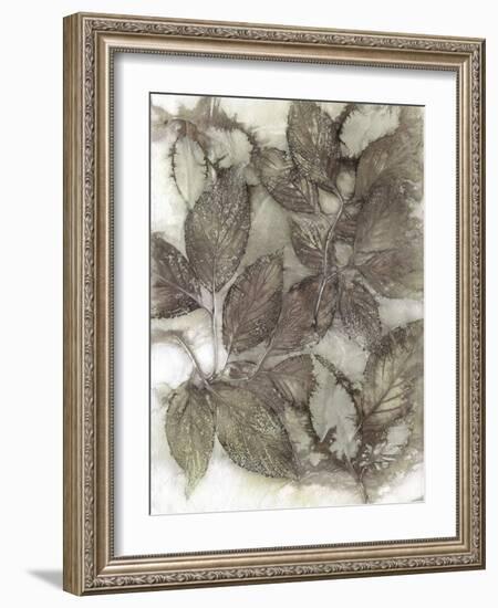 Dogwood Leaves III-Kathryn Phillips-Framed Art Print