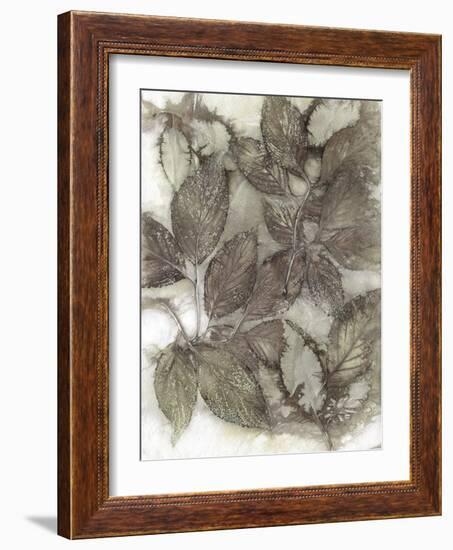 Dogwood Leaves III-Kathryn Phillips-Framed Art Print