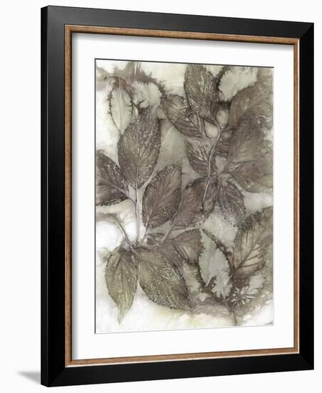 Dogwood Leaves III-Kathryn Phillips-Framed Art Print