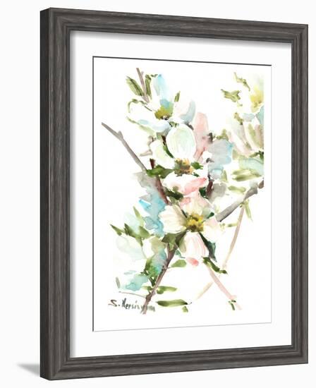 Dogwood-Suren Nersisyan-Framed Art Print