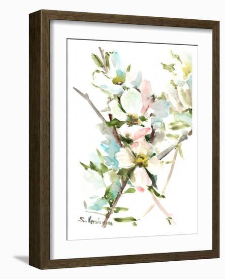 Dogwood-Suren Nersisyan-Framed Art Print