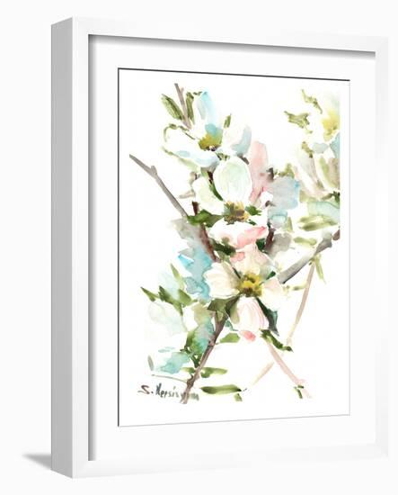 Dogwood-Suren Nersisyan-Framed Art Print