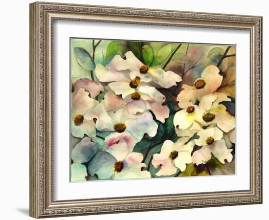 Dogwood-Neela Pushparaj-Framed Giclee Print