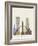 Doha Skyline Poster-paulrommer-Framed Art Print