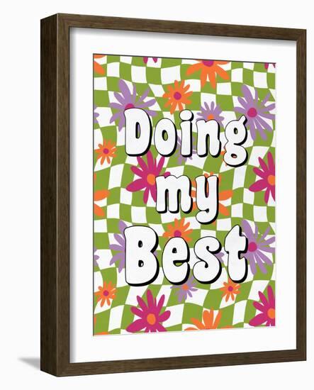 Doing My Best-Ann Bailey-Framed Art Print