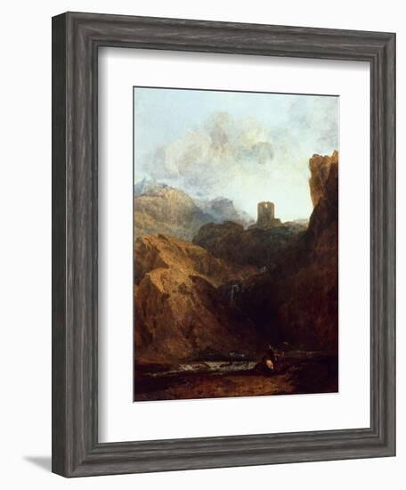 Dolbadern Castle, North Wales-J. M. W. Turner-Framed Giclee Print