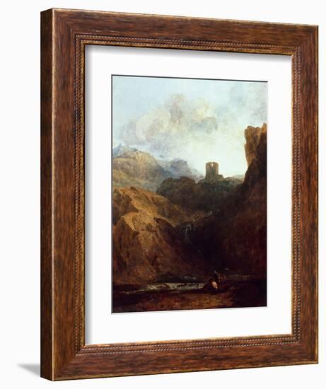 Dolbadern Castle, North Wales-J. M. W. Turner-Framed Giclee Print