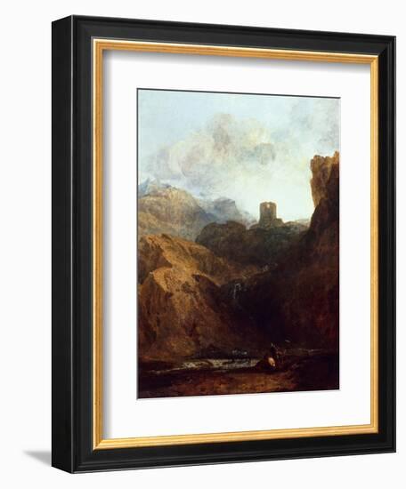 Dolbadern Castle, North Wales-J. M. W. Turner-Framed Giclee Print