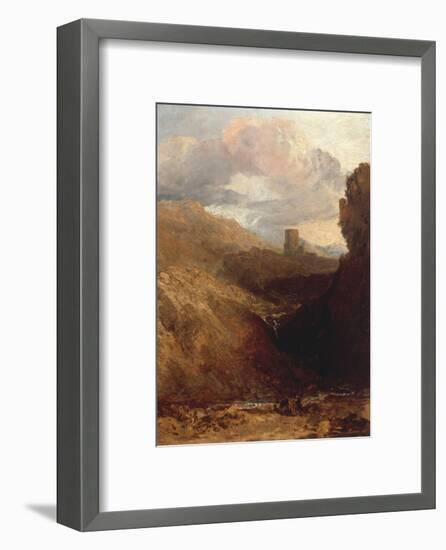 Dolbardern Castle-J M W Turner-Framed Giclee Print