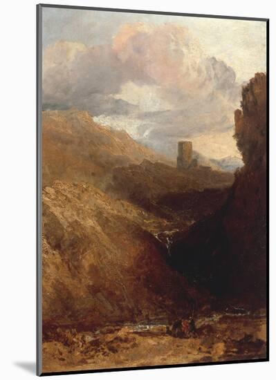 Dolbardern Castle-J M W Turner-Mounted Giclee Print