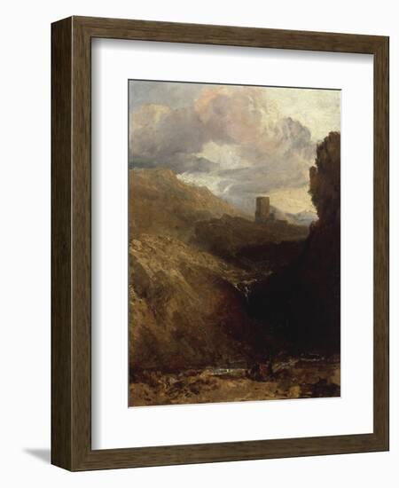 Dolbardern Castle-J. M. W. Turner-Framed Giclee Print