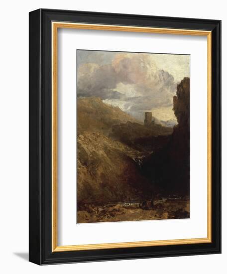 Dolbardern Castle-J. M. W. Turner-Framed Giclee Print