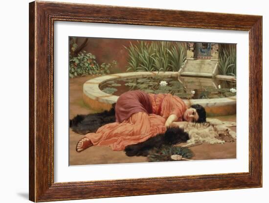 Dolce Far Niente, 1904-John William Godward-Framed Giclee Print