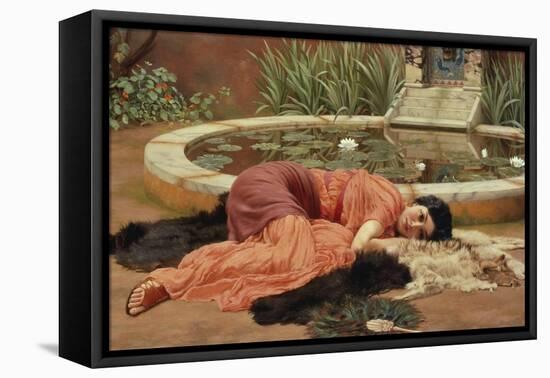 Dolce Far Niente, 1904-John William Godward-Framed Premier Image Canvas