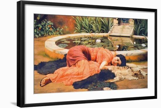 Dolce Far Niente, c.1904-John William Godward-Framed Art Print