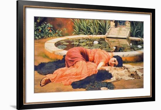 Dolce Far Niente, c.1904-John William Godward-Framed Art Print